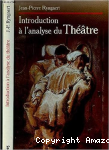 Introduction à l'analyse du théâtre