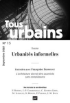 Urbanités informelles