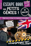 Escape book des petits génies in english de la 5e à la 4e